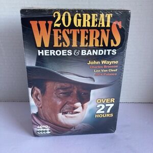 20 Great Westerns: Heroes & Bandits (Brand New DVD‎ Set) John Wayne